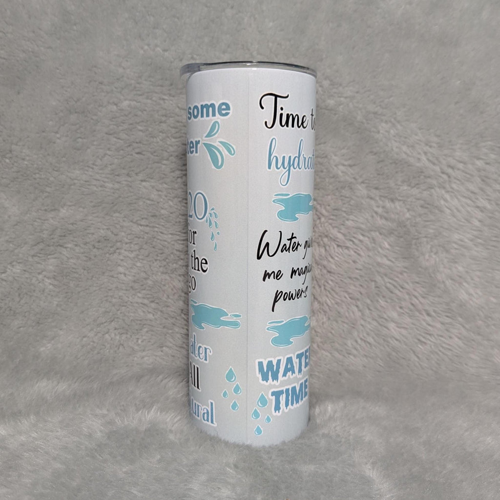 Water Affirmation Tumbler with Straw, 20oz Affirmation Tumbler For Everyday Use, Insulated Stainless Steel Drinkware