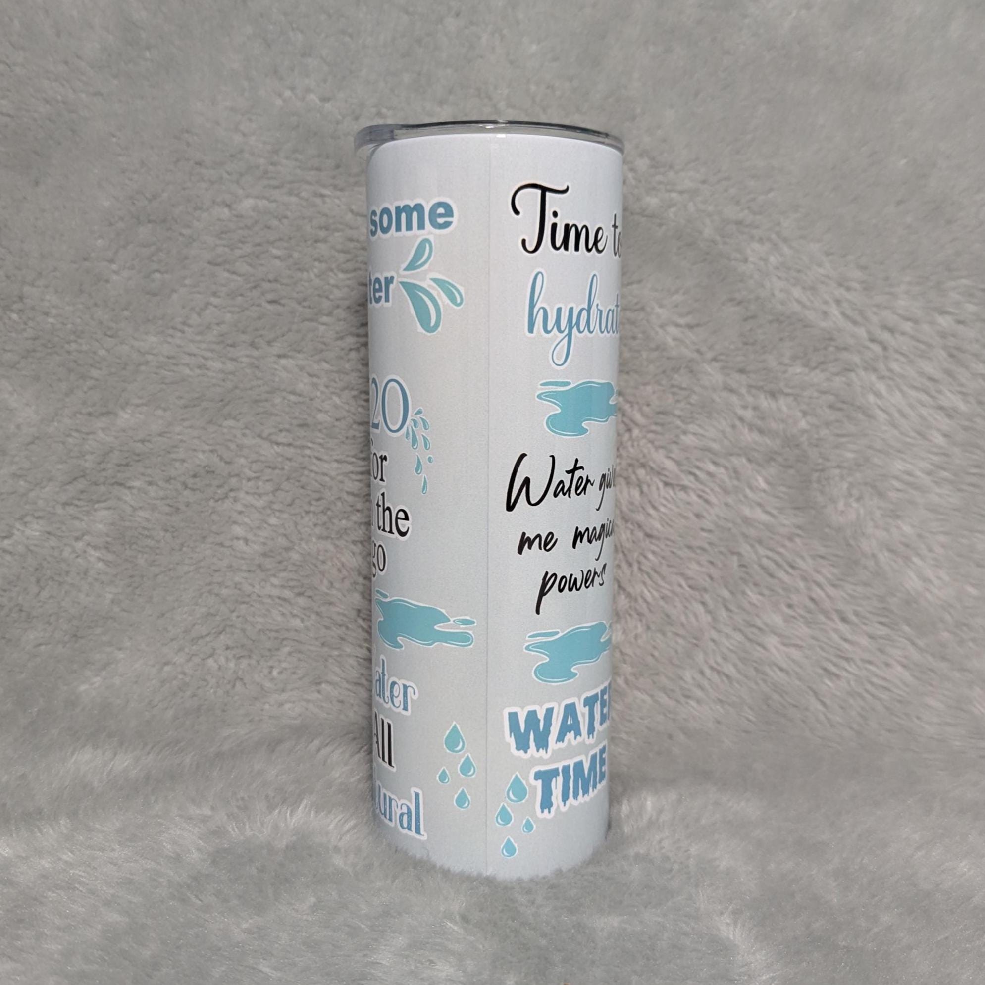 Water Affirmation Tumbler with Straw, 20oz Affirmation Tumbler For Everyday Use, Insulated Stainless Steel Drinkware