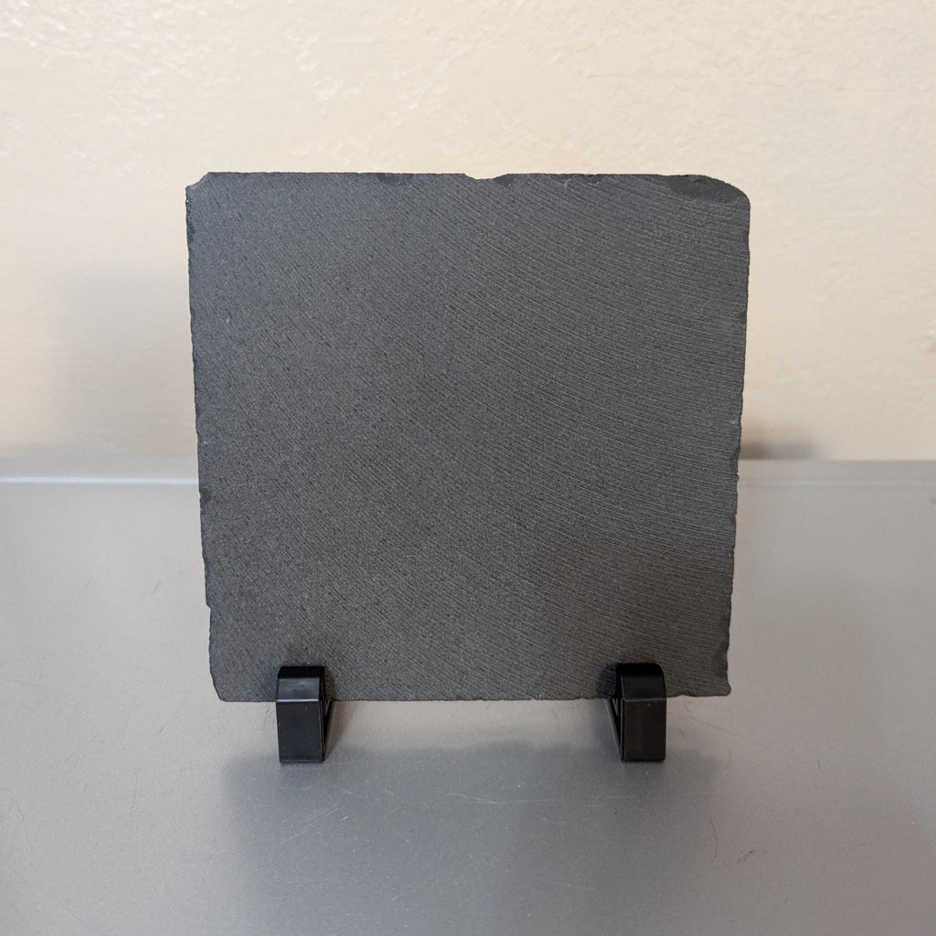 Slate Parrot Picture With Display Legs