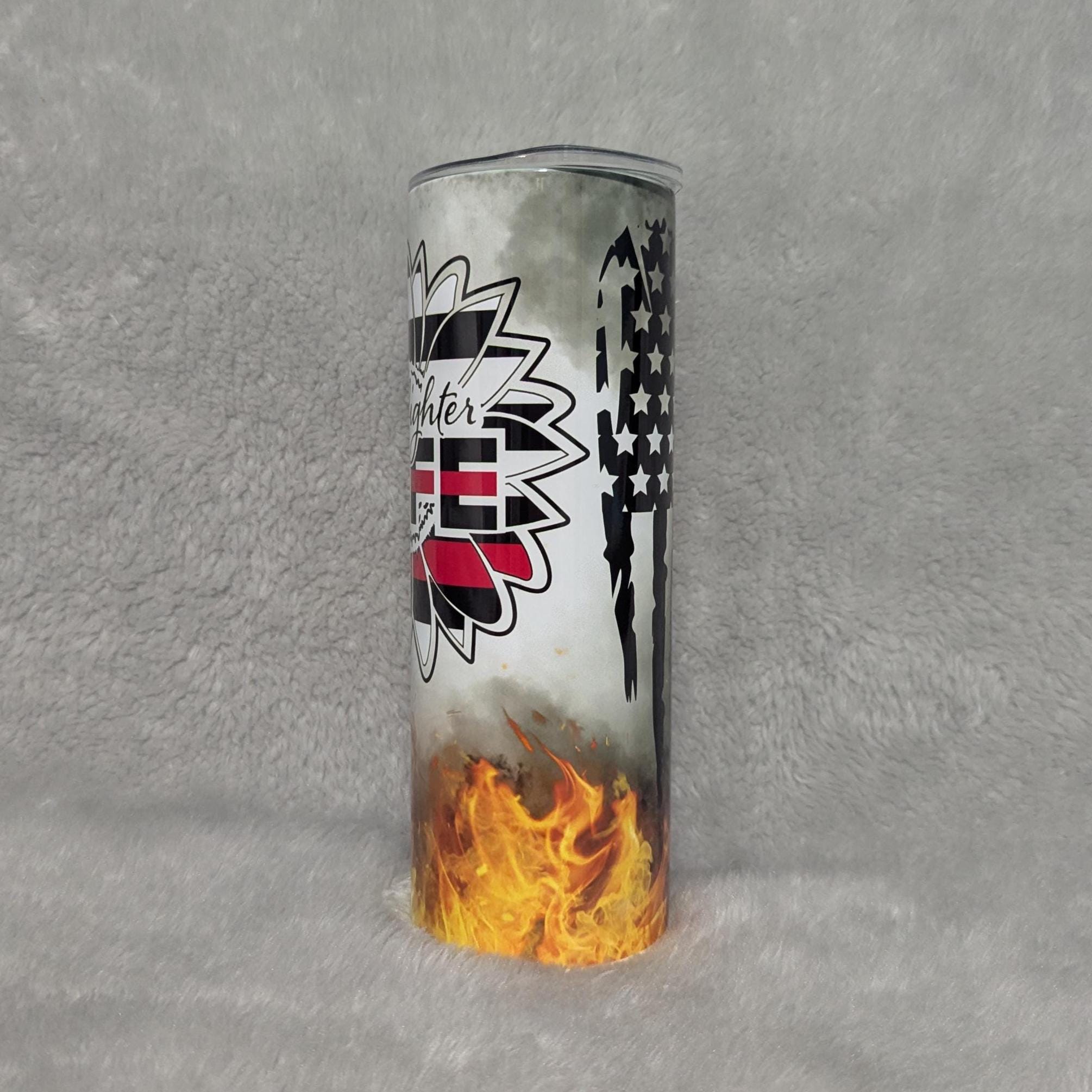 FireFighter Wife Cup, Firefighter Wife 20oz Tumbler, Gift for Firefighter Wife, Firefighter Gift