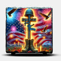 Fallen Soldier Remembrance Slate Picture With Display Legs