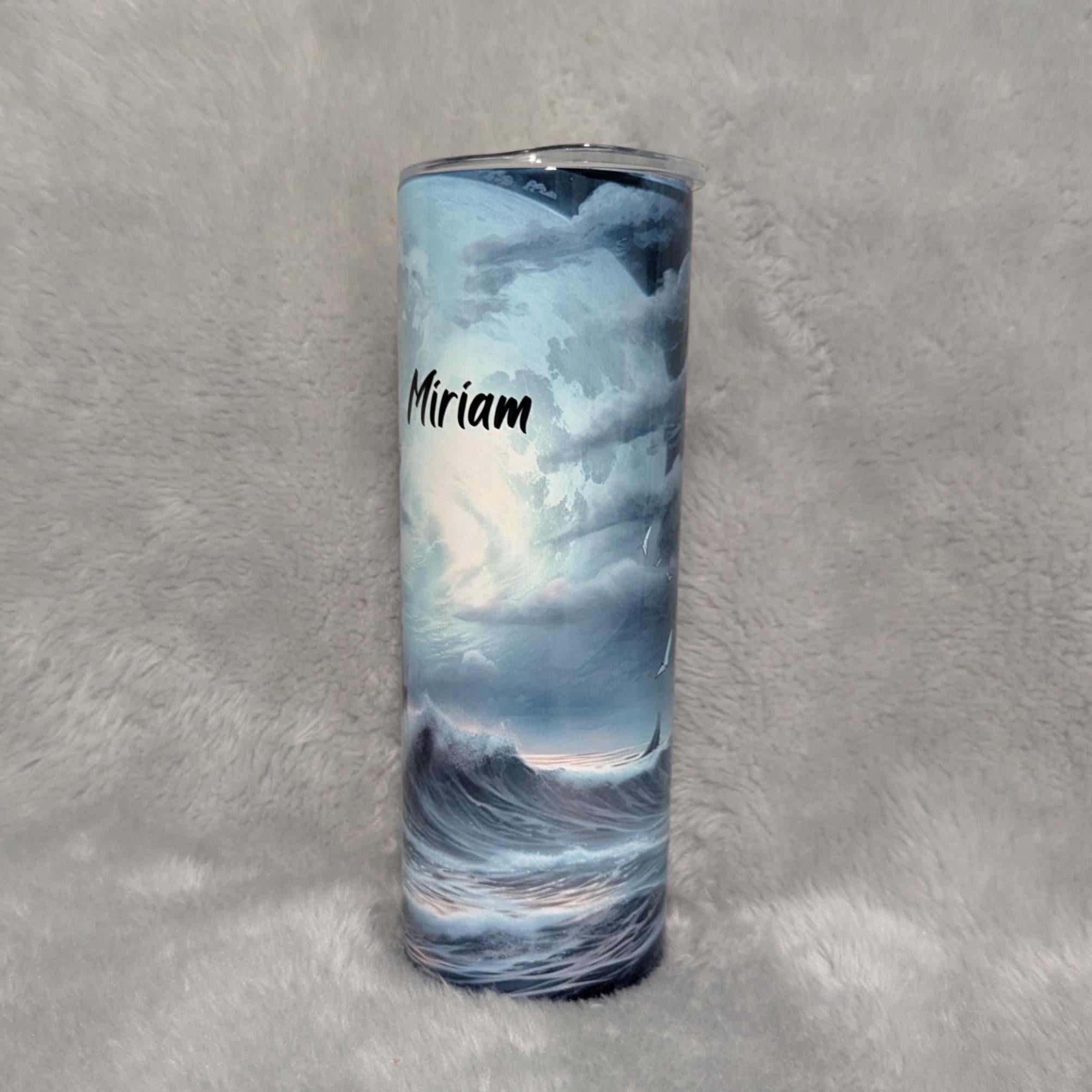 Lighthouse Tumbler Can Be Personalized, Lighthouse Cup With Name, Lighthouse Gift, Beach Tumbler, Ocean View Tumbler, Hot Cold Drinkware