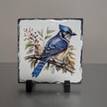 Slate Blue Jay Picture with Display Legs