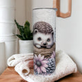 Pretty Hedgehog Tumbler Can Be Personalized, Great For Everyday Use - Hot Or Cold Drinks, Gift For Hedgehog Lover