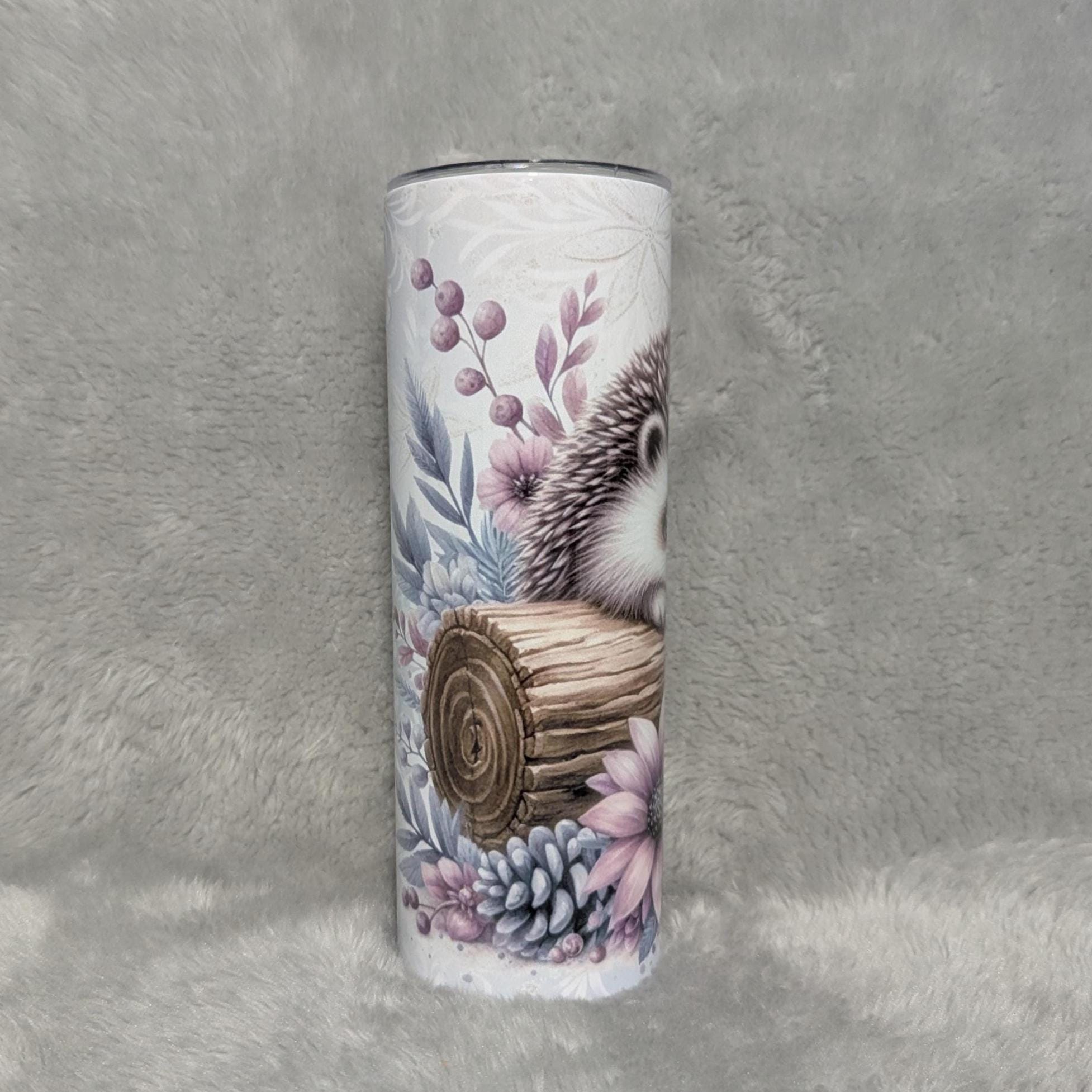 Pretty Hedgehog Tumbler Can Be Personalized, Great For Everyday Use - Hot Or Cold Drinks, Gift For Hedgehog Lover
