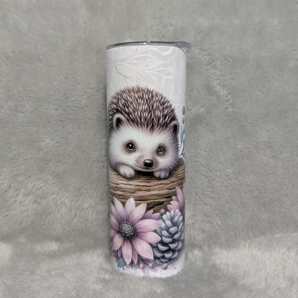 Pretty Hedgehog Tumbler Can Be Personalized, Great For Everyday Use - Hot Or Cold Drinks, Gift For Hedgehog Lover