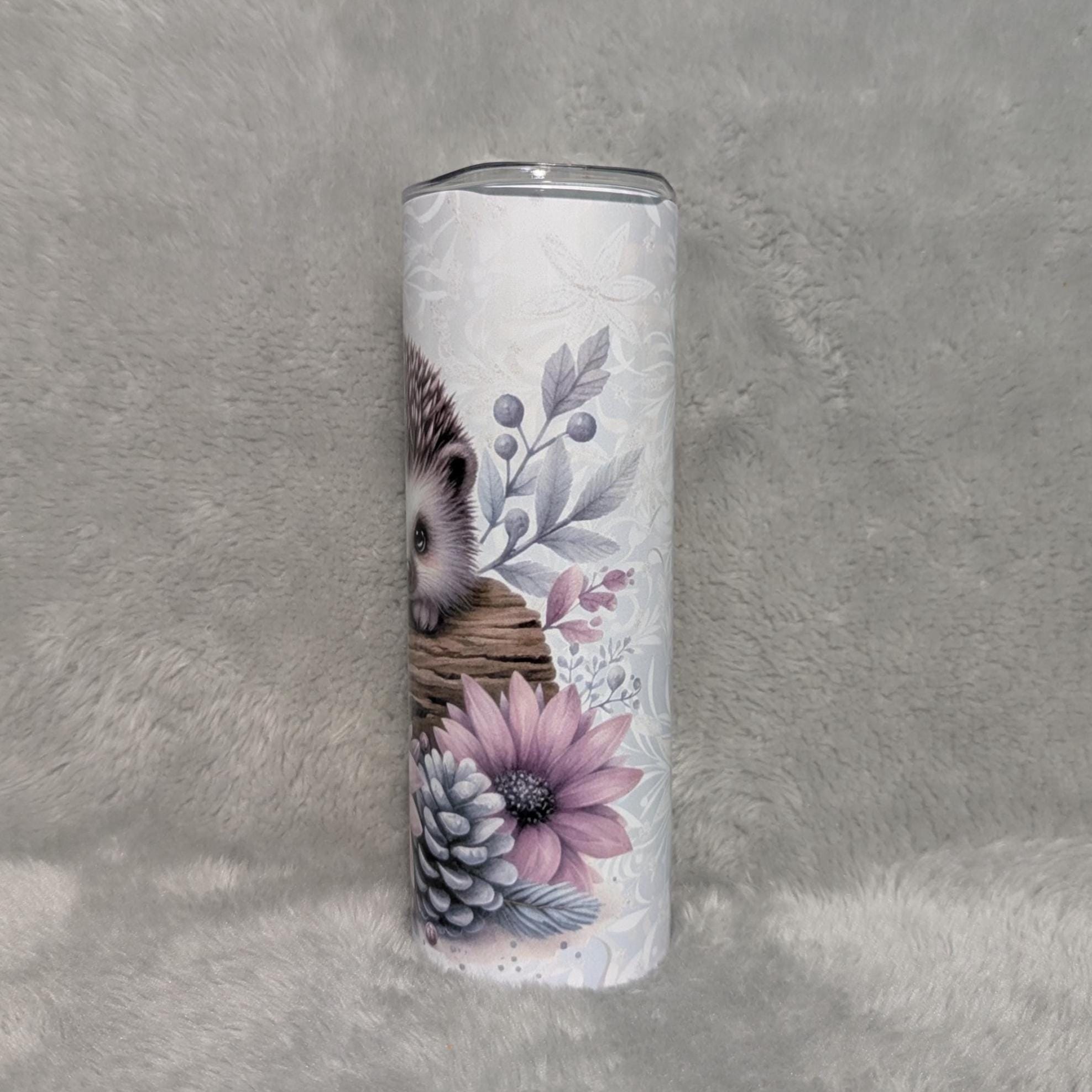 Pretty Hedgehog Tumbler Can Be Personalized, Great For Everyday Use - Hot Or Cold Drinks, Gift For Hedgehog Lover