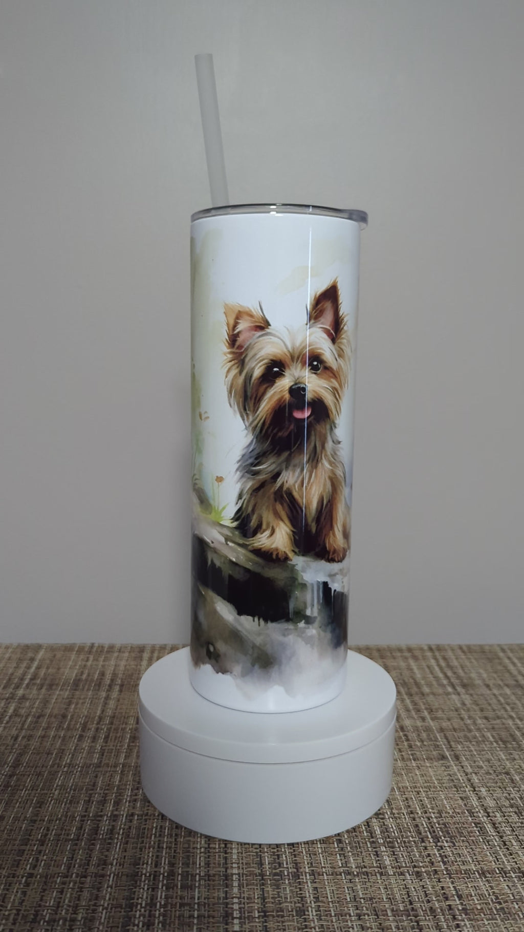 Yorkshire Dog Tumbler 20oz Can Be Personalized