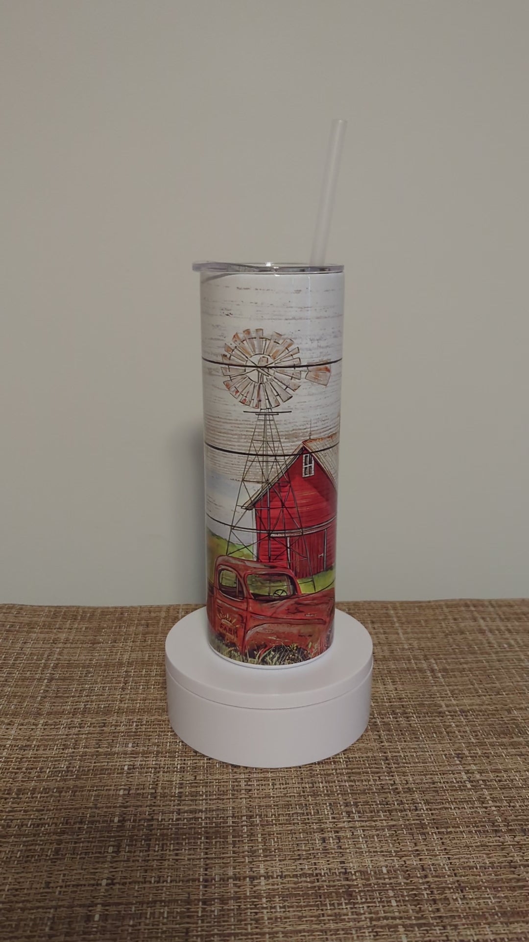 Life Is Better On The Farm Tumbler 20oz With Reusable Straw